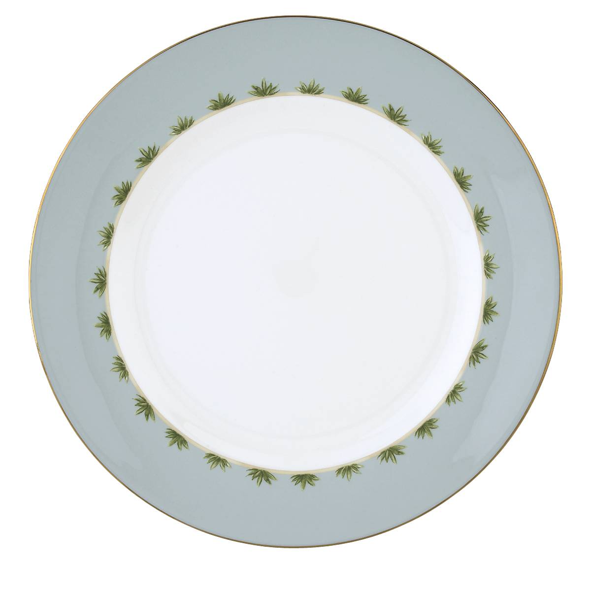Tropical Palm Border Porcelain Dinner Plate