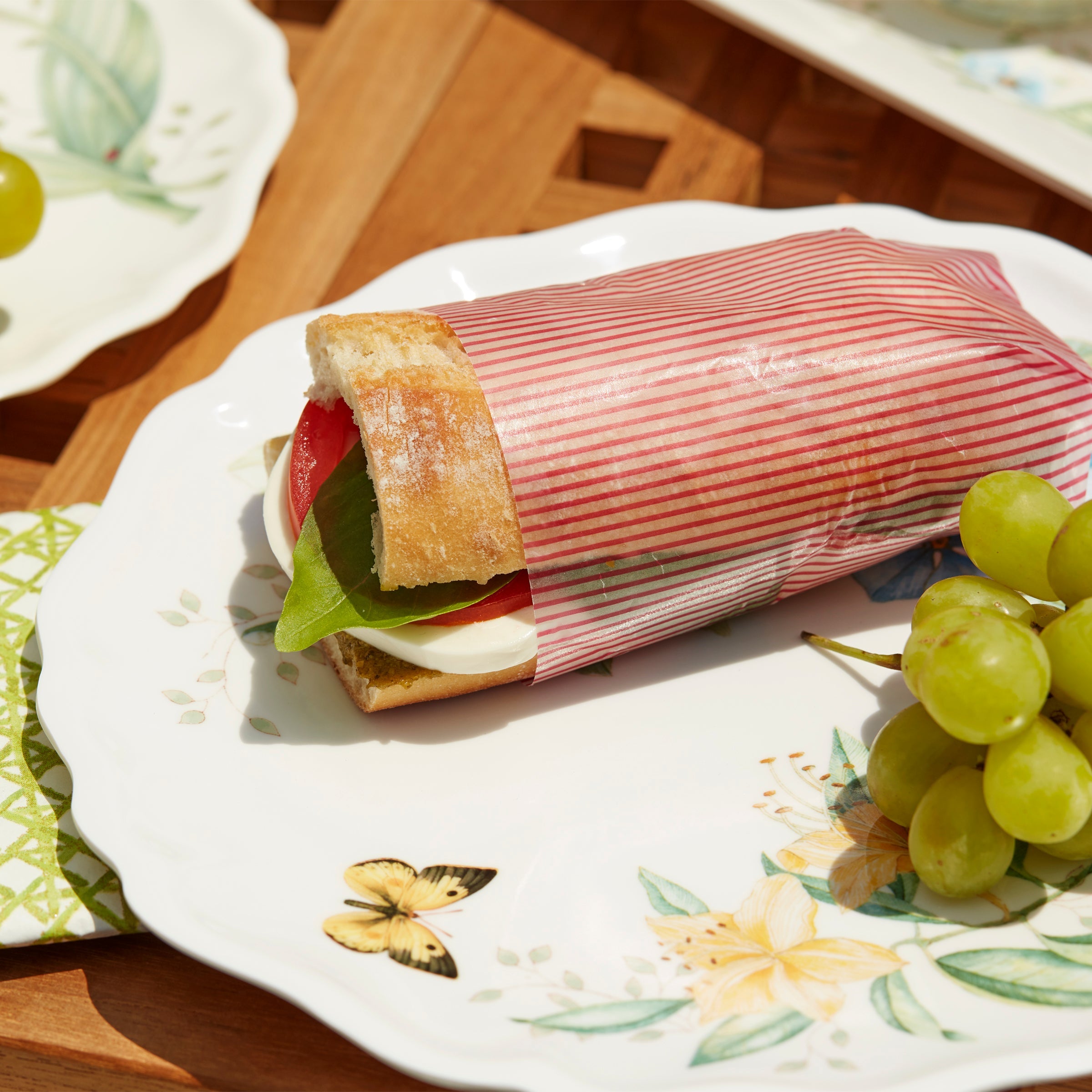 Garden Butterfly Melamine Dinner Plates, Set of 4 - Image 9
