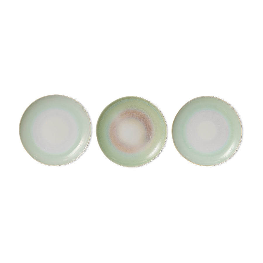 Patterned Stoneware Dinner Plates - Set of 2 - Image 4